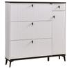 Home Slim Tipping Shoe Cabinet Entrance Ultra-thin Large-capacity Bench Storage Shelf Minimalist Shoe Rack Organizer Furniture