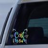 DS87#15X12cm Car Cat Mom Sticker Vinyl Sticker, Car Truck Creative Waterproof Car Stickers Vinyl Decal Motorcycle Decorative Accessories