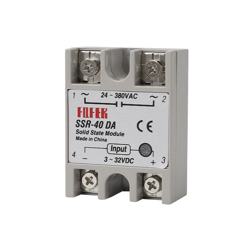 10A SSR 25A Solid State Relay 40A Output 3-32VDC 24-480VAC 220V Single Phase DC TO AC 40A Relay SSR HeatSink SSR 40DA Relays 5