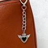 Stylish Love Heart Keychain Eye Catching Key Chain Bag Charm Decorations Fashionable Pendant for Backpacks Wallet