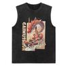 Camiseta sin mangas estampada para hombre Camiseta sin mangas casual de verano holgada de moda para hombre Estilo Ins Top sencillo estampado