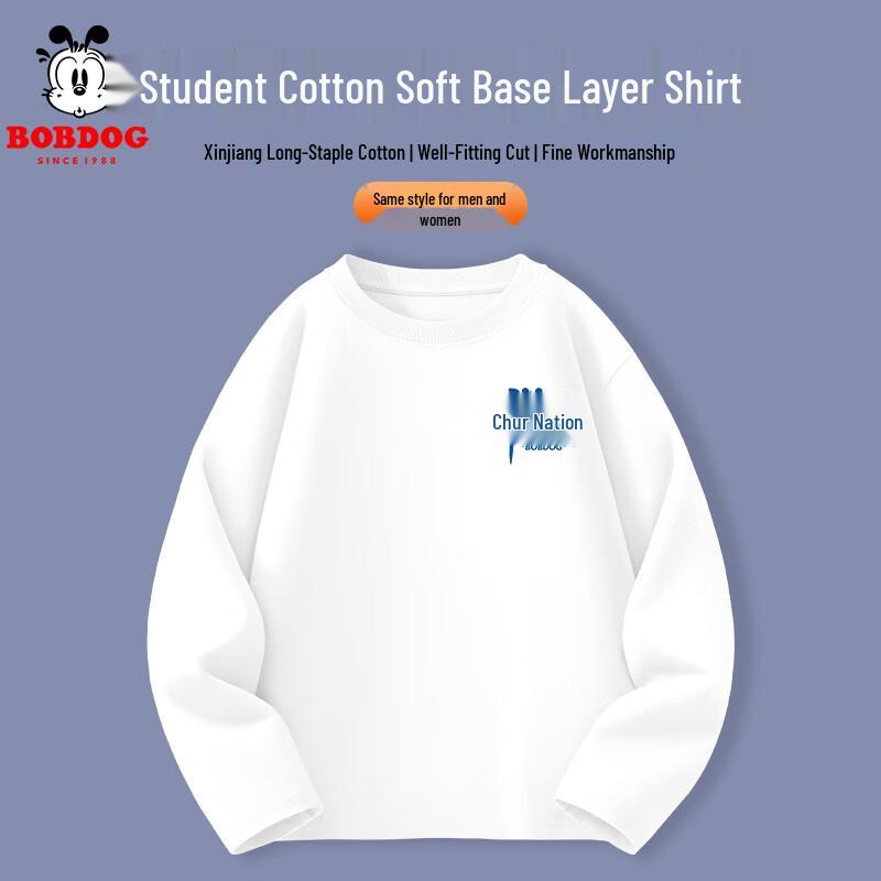 Bobdog Unisex Pure Cotton Long-Sleeve T-Shirt