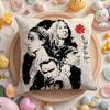 RRed Hot CChili Peppers Band Cushion Cover Plush Fabric Soft DoubleSided Printed Sofa Warm Winter Home Gift Pillow Cover