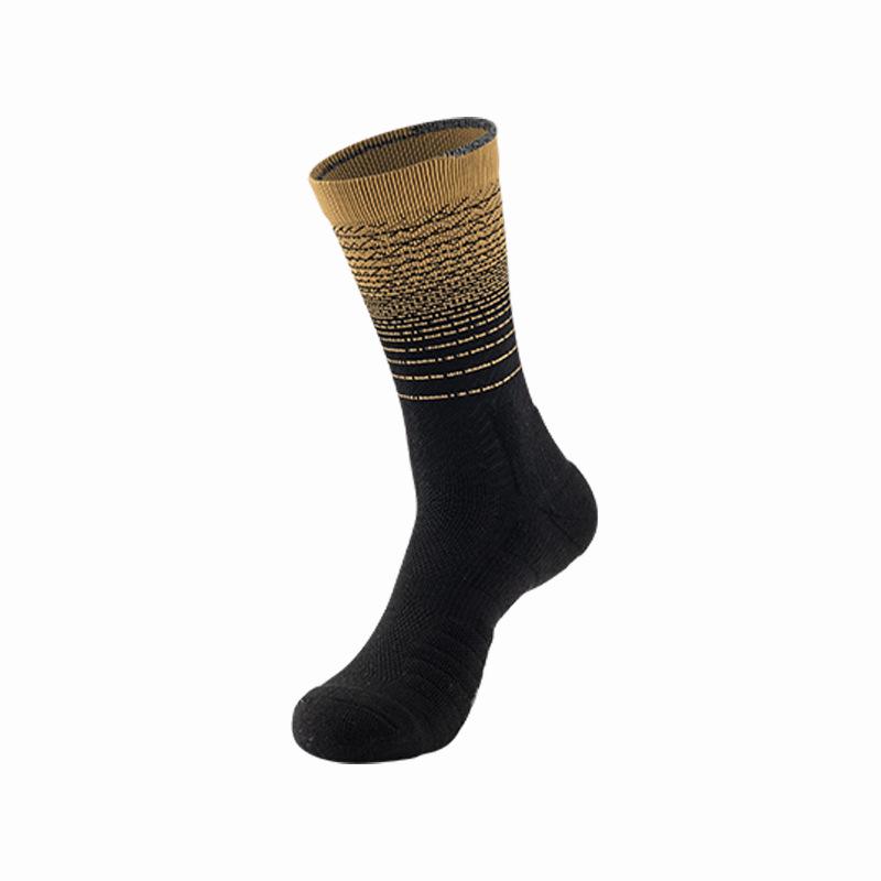 Men's Elite High-Top Basketball Socks - Thickened, Towel Bottom for Team Training