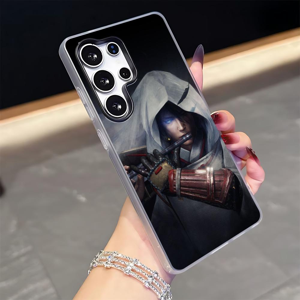 

game Nioh 3 Phone Case for Samsung S25 S24 S23 S22 S21 FE Plus Ultra Black 2-in-1 Jelly silicone case Galaxy S21 FE 5G