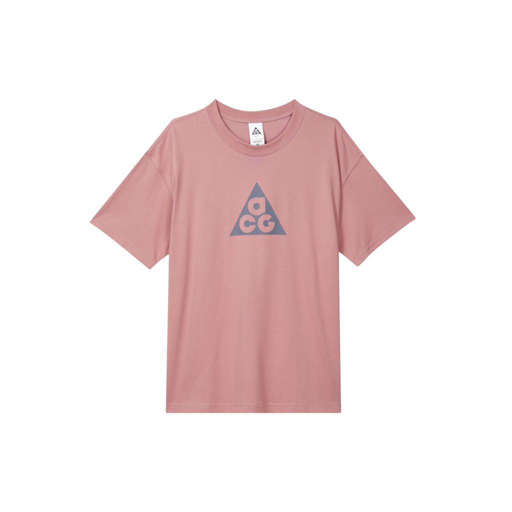 Nike ACG Dri-FIT Letter Print Crew Neck Tee Men tops Pink FQ3741-618