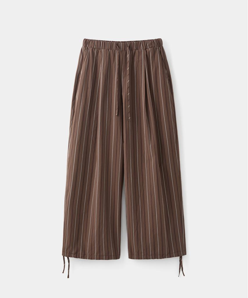 Laikeueomojeu Striped Resort Pants_Brown