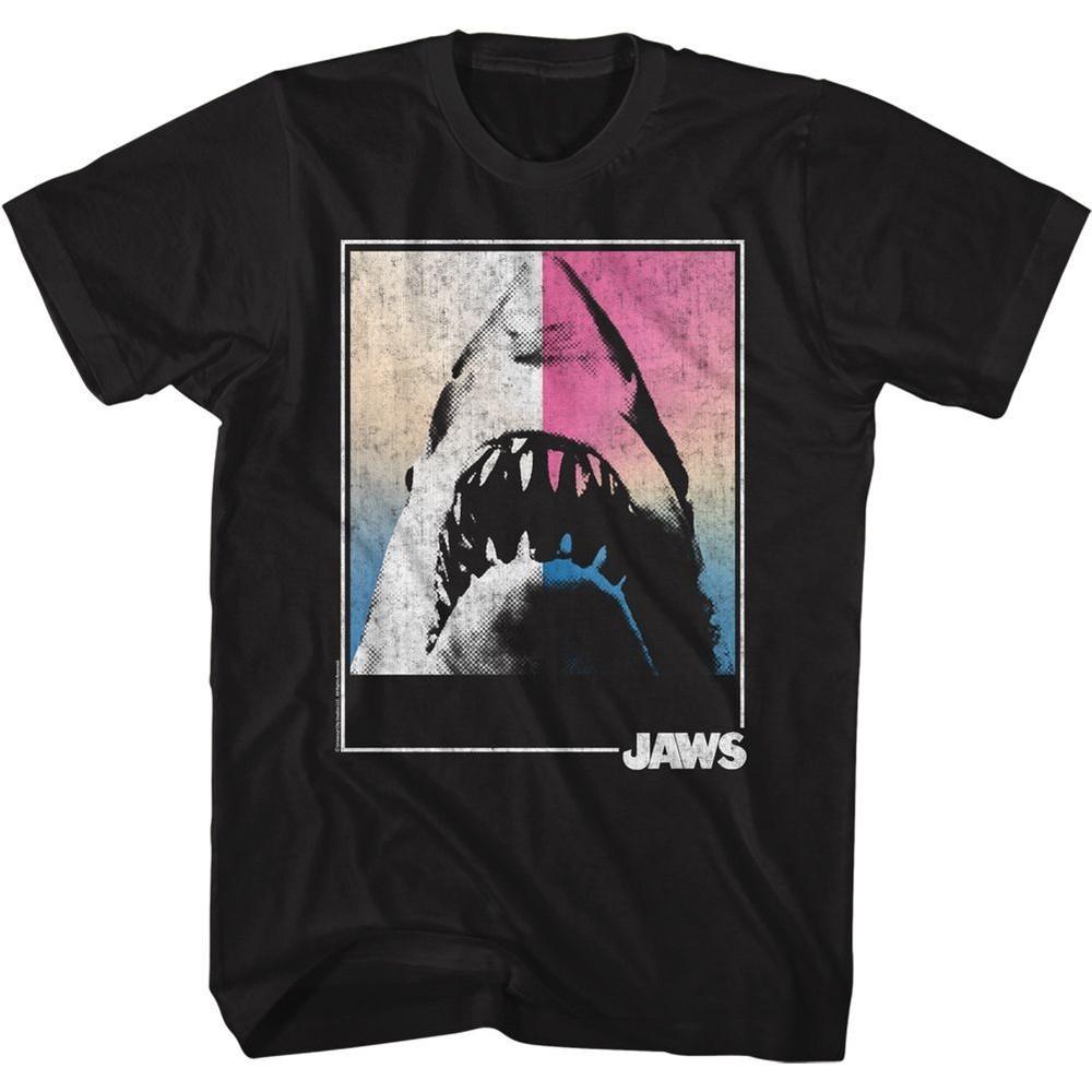Jaws Square Shark Movie Shirt XXXL