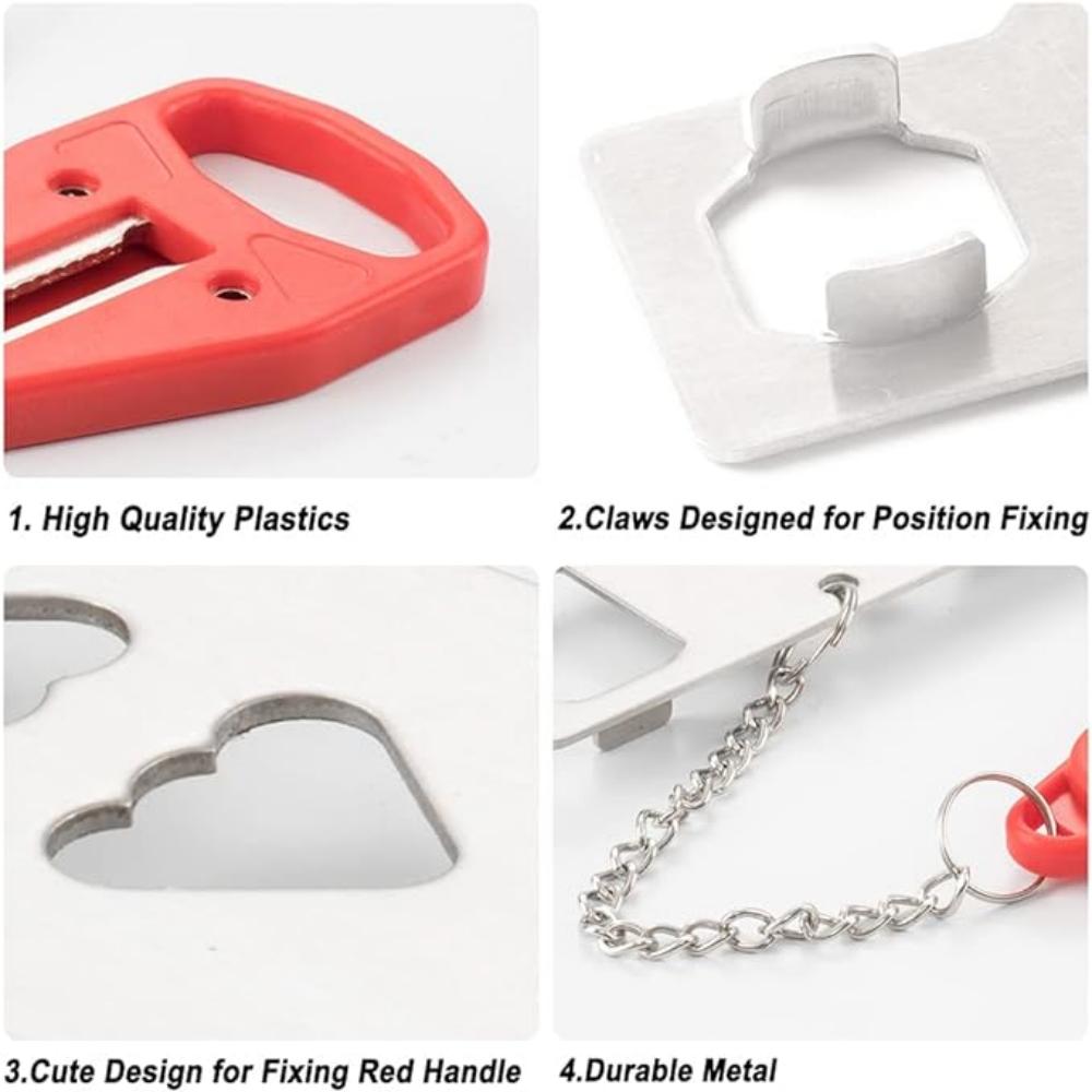 Tragbares Türschloss für Zuhause Doppelbohrungs-Diebstahlsicherungskette für Zimmer Hotel Diebstahlsicherung für Wohnung und Hochschule