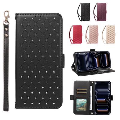 Phone Case for Samsung Galaxy A12 A32 M32 A52S A13 A04S M13 Bling Leather Phone Case with Lanyard Flip Wallet Stand Cover
