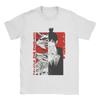 Streetwear T-Shirt Summer Chainsaw Main Anime Denji Trendy Cool T Shirts Cotton Tee Shirt for Men Y2K Basic Short Sleeve Clothes