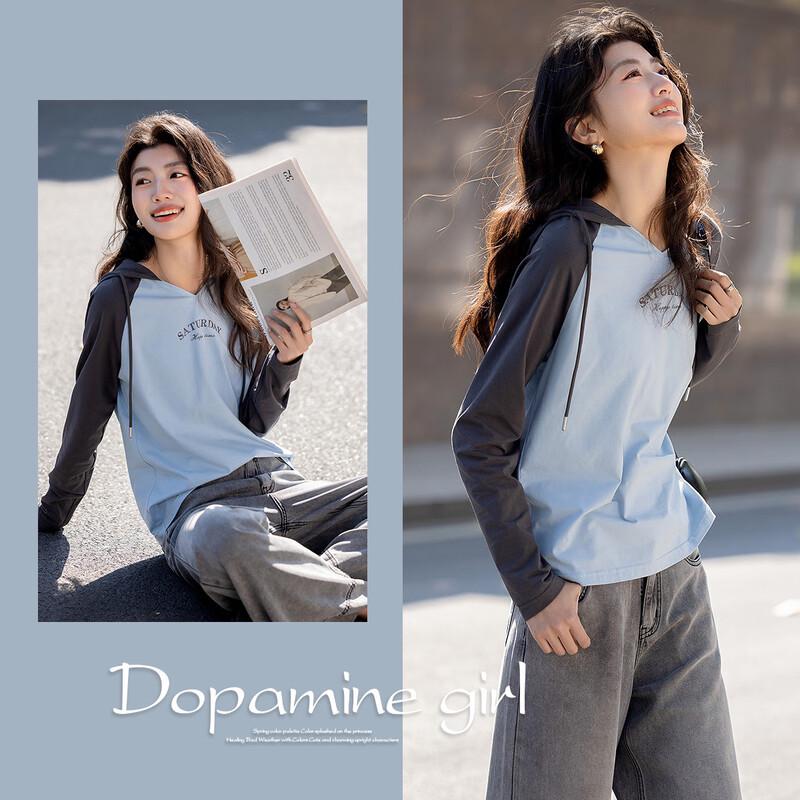 Demana Women s Cotton Blend Letter Print T-Shirt M