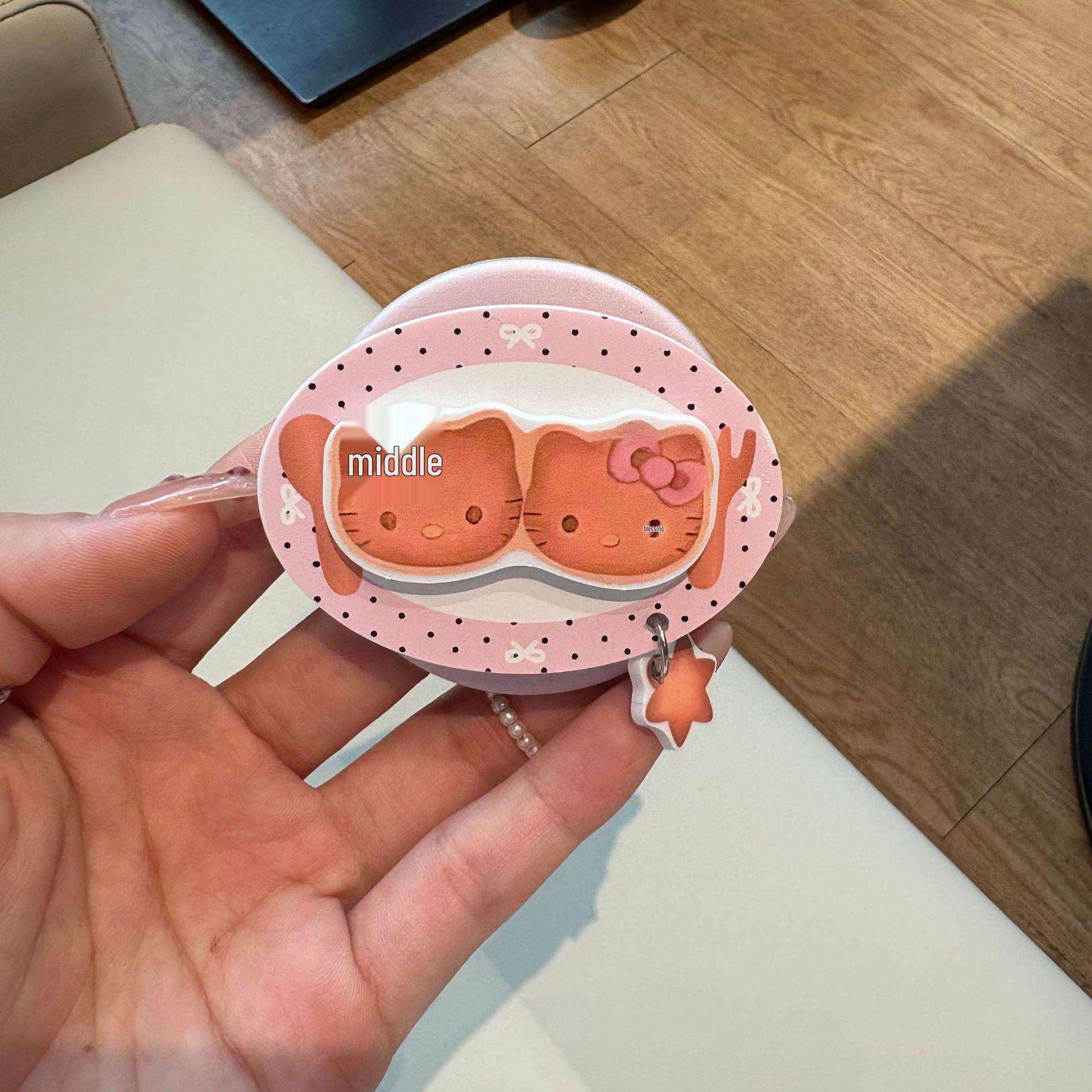 

3D KT Cat MagSafe Holder: Cute Forest Style with Bow Knot
