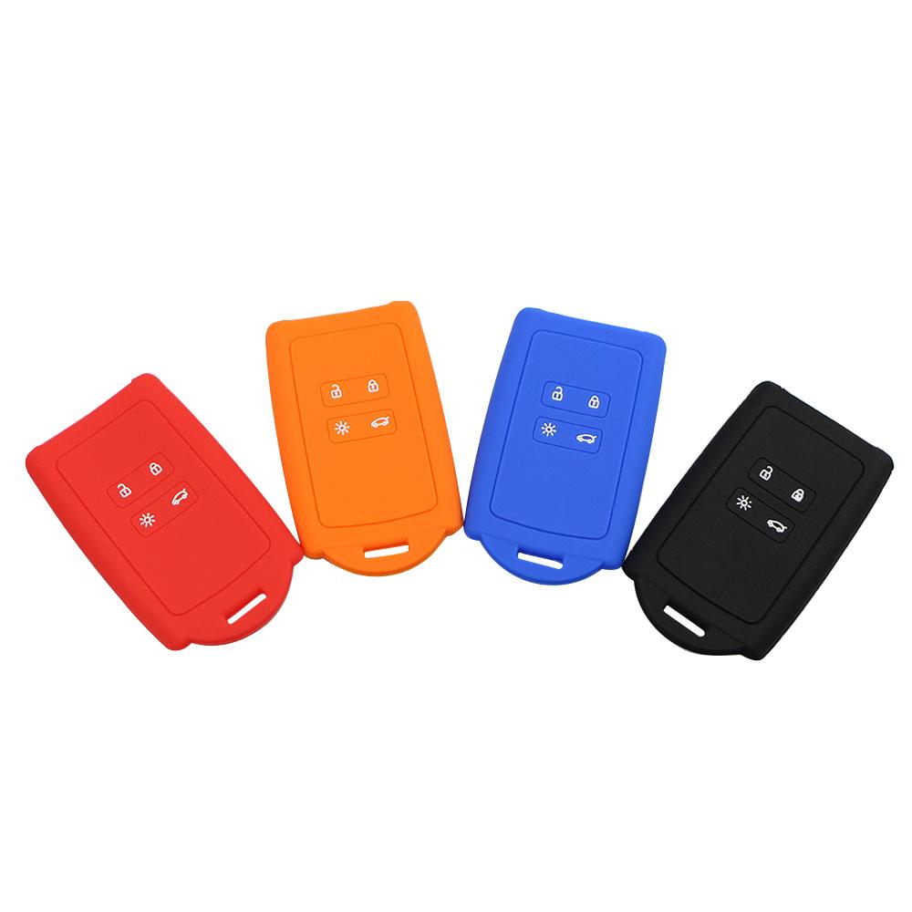 Silicone Key Cover Case Zoe For Renault Captur Megane Talisman Espace Clio Zoe Koleos Scenic 4 Arkana Dacia Sandero Card Remote