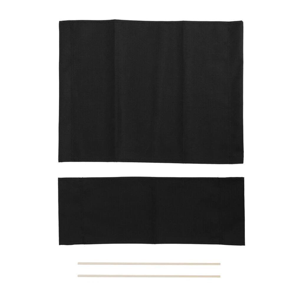 Tvättbart Stolssitsöverdrag Kit Regissörsstol Sitsbyte Kanvasöverdrag Strandstol Vikbart Överdrag (53*41,53*20) + 2 st Bambo
