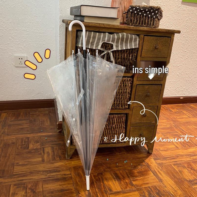 Miffy Dual-Use Transparent Sunny & Rainy Cute Kids' Umbrella - Automatic, Portable, Cartoon Design