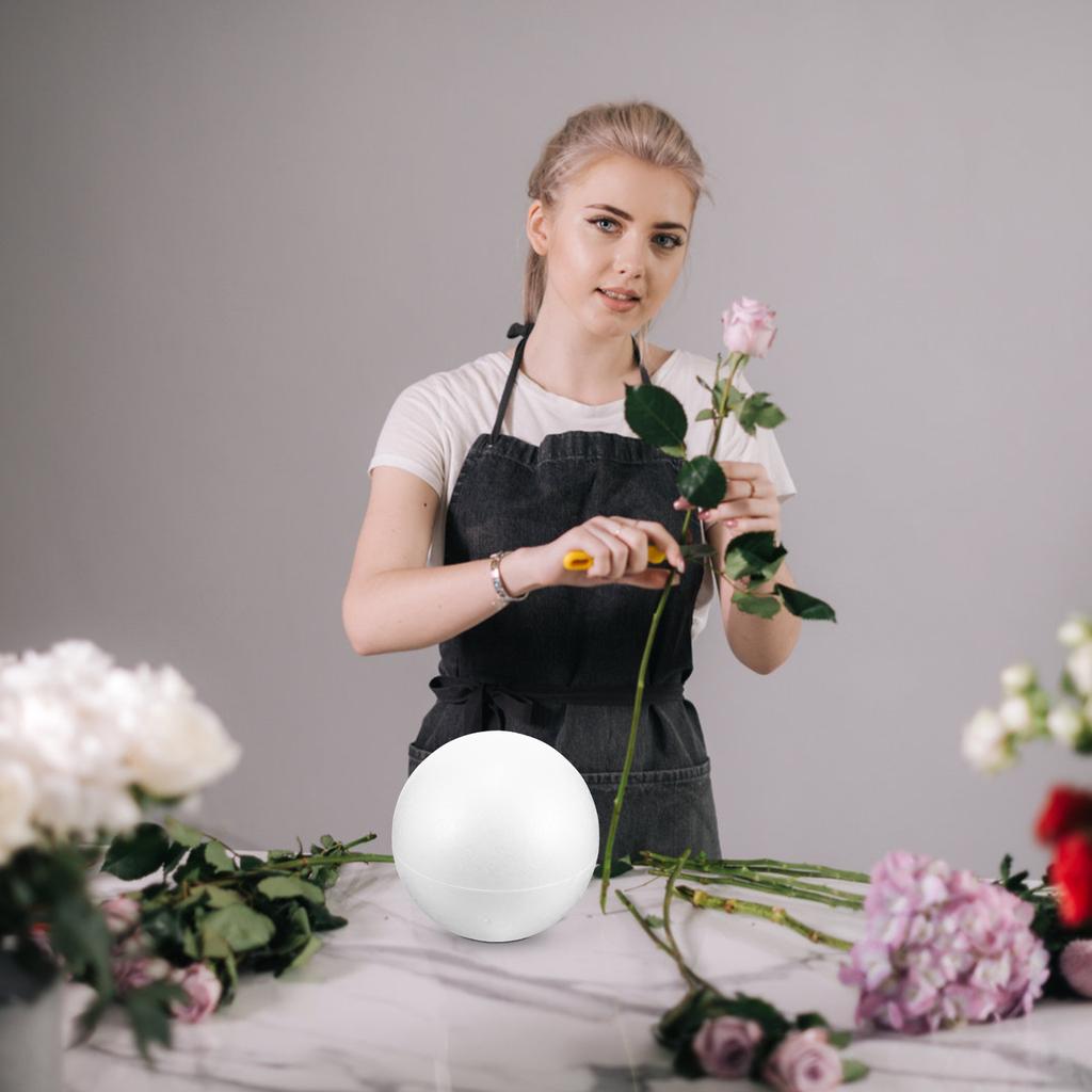 20Cm Hollow Craft Foam Balls Decoration Sphere Blank Round For Wedding Party School Projects Circle Handmade Supplies Foam Ball