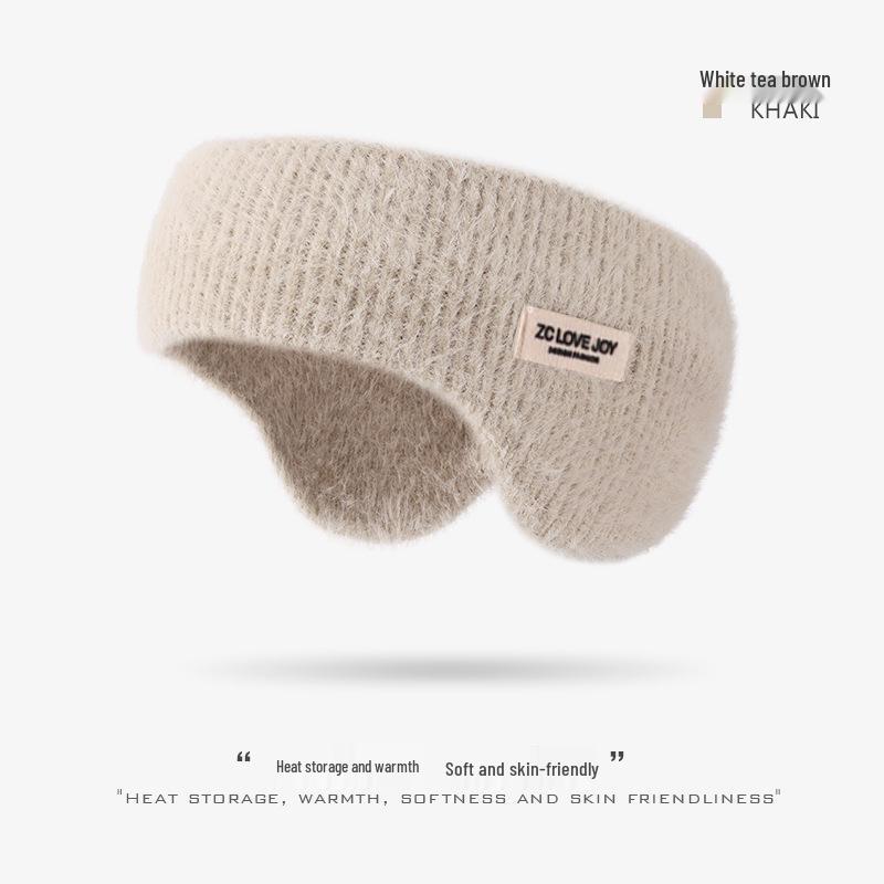 

Осенне-зимние наушники из искусственного меха норки: Ветрозащитная и морозостойкая повязка на голову для велоспорта, занятий спортом на открытом воздухе, сна и послеродового тепла