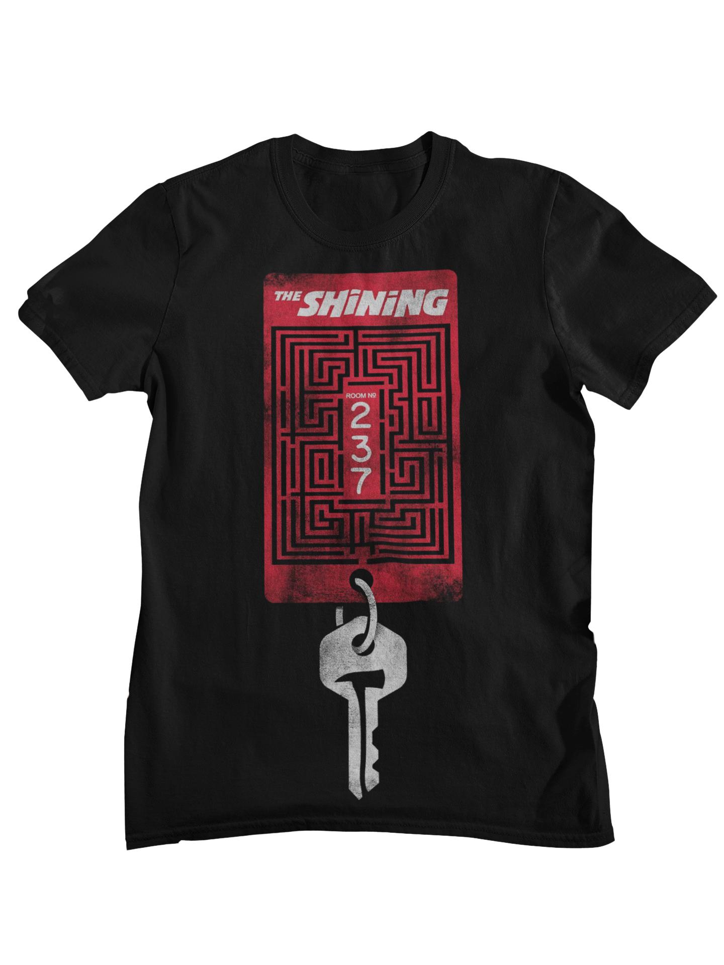 The Shining Room  Overlook Hotel Key Horror Movie Graphic TShirt Unisex Women Casual Cotton Streetwear Tops S