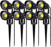 5W Outdoor Waterproof Low Voltage Landscape Spotlight for Courtyard and Tree - 12V Plug-in Ground Light