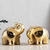 Cartoon Elephant Figurine Boho Home Decor Ornament Living Room  Wine Cabinet DesktopTV cabinet Home