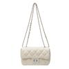 Rhombus chain bag women's new summer niche shoulder messenger bag versatile small square bag