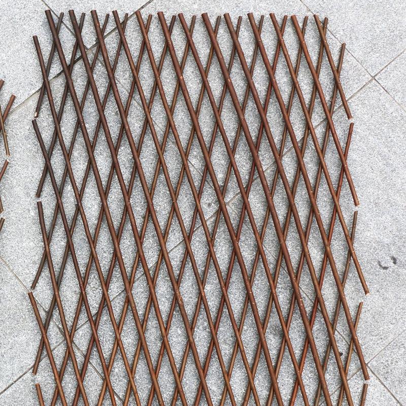 Einziehbarer Holzzaun Ausziehbarer Spalierzaun Gartenpflanzenzaun Außen Innen Hinterhofzaun Heimdekoration Grünflächen Wände