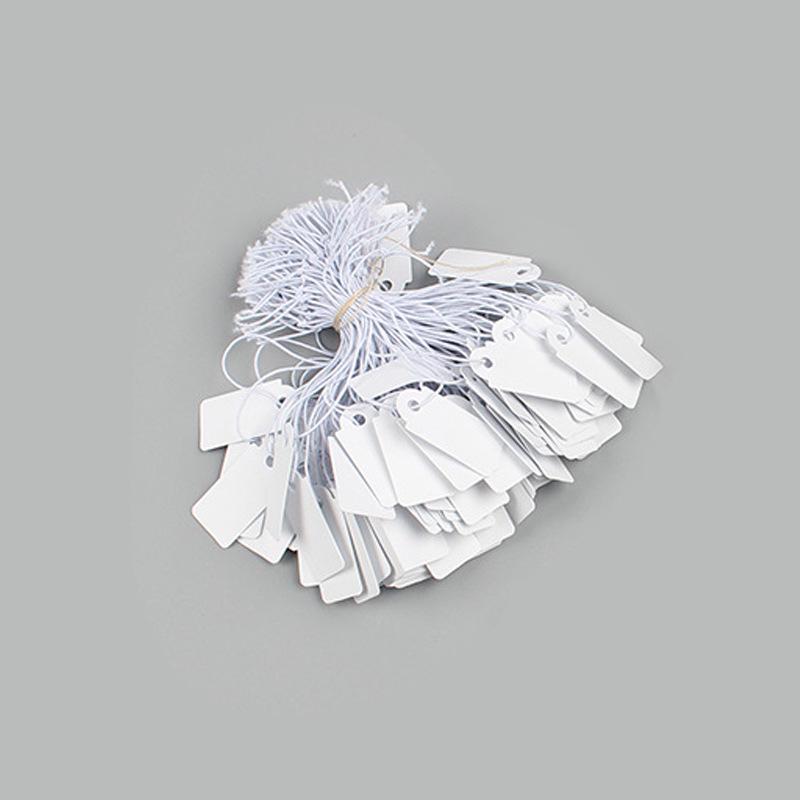 

200 шт. Эластичные шнурки для подвесных бирок для ювелирных изделий, ценников