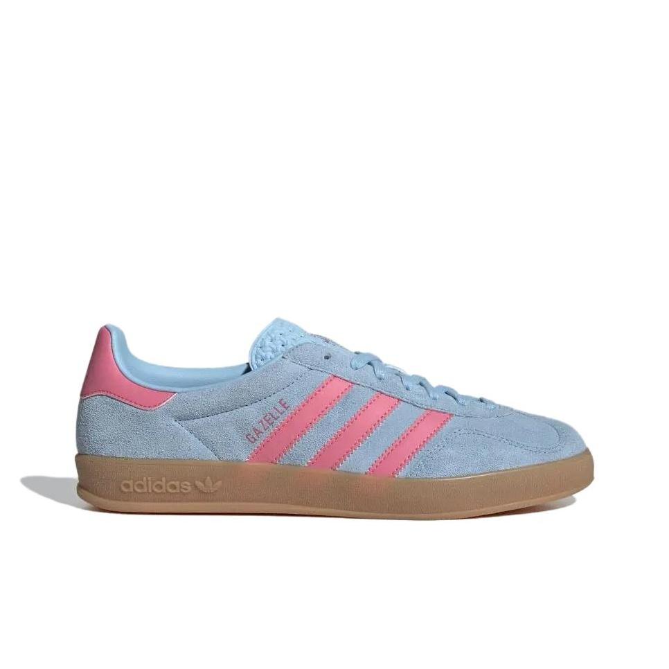 Adidas Gazelle Indoor Clear Sky Rose Tone Unisex Sneakers Gum JH6193