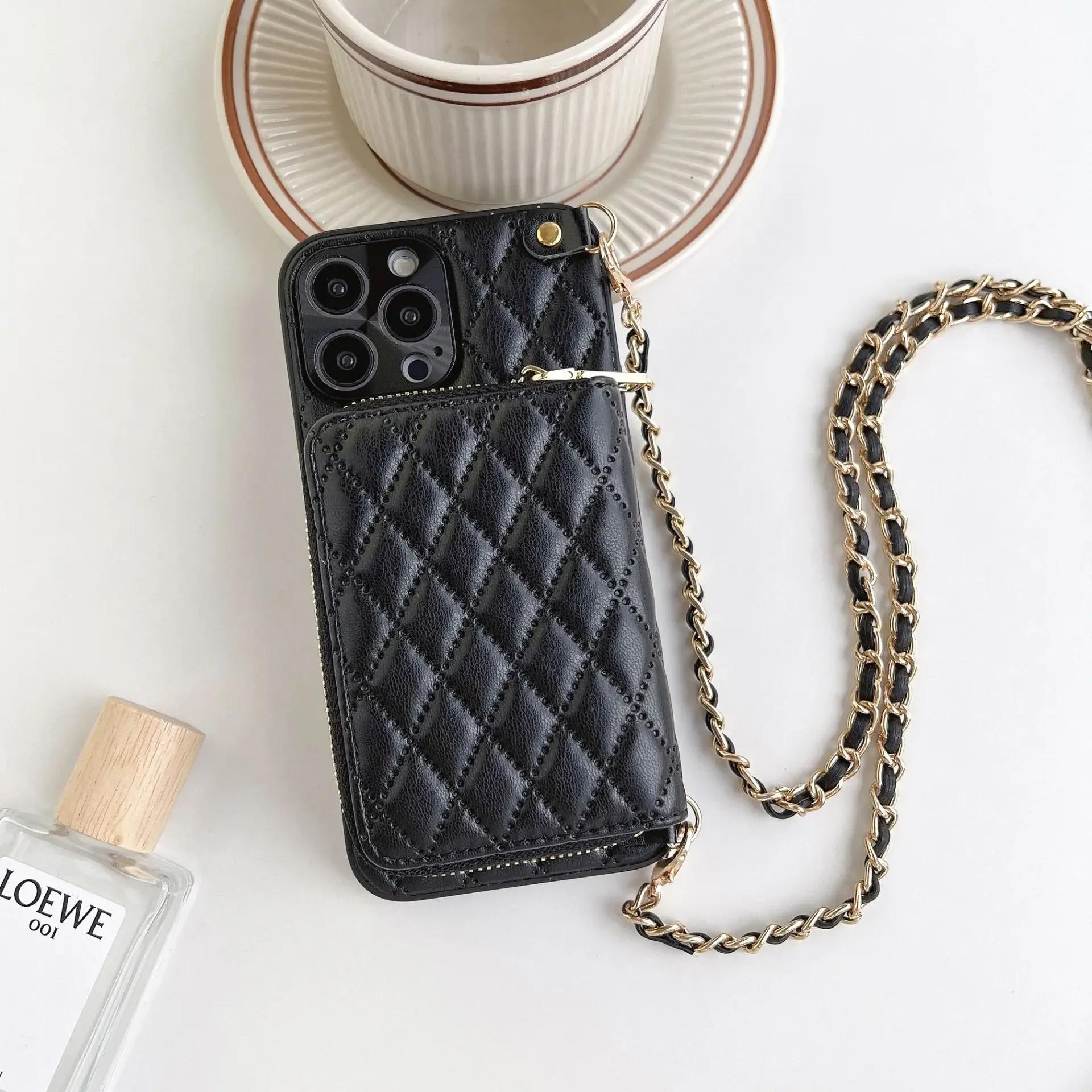 Crossbody Lanyard Strap Phone Case for IPhone 17 Air 16 15 14 13 12 Pro Max Zipper Wallet Card Slot Holder Chain Leather Cover giallo