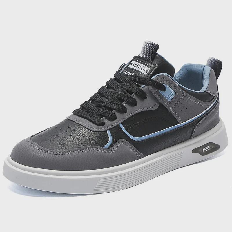 2024 Trendy weiße Sneaker für Herren: Jugendliche, atmungsaktive, lässige und sportliche Sommermode-Schuhe