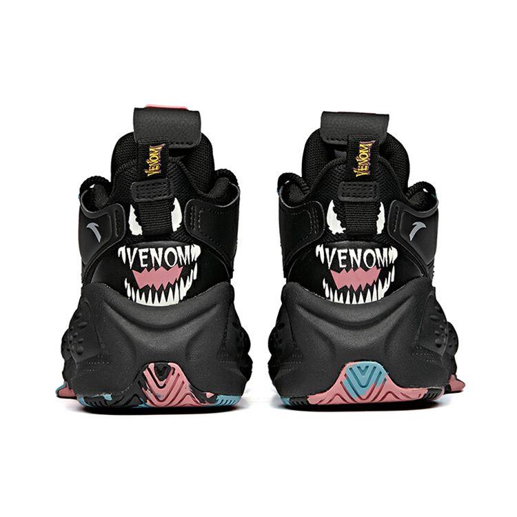 Anta Marvel X Dominance Mid-Top Sneakers Women Sneakers Black White 122048080S-10