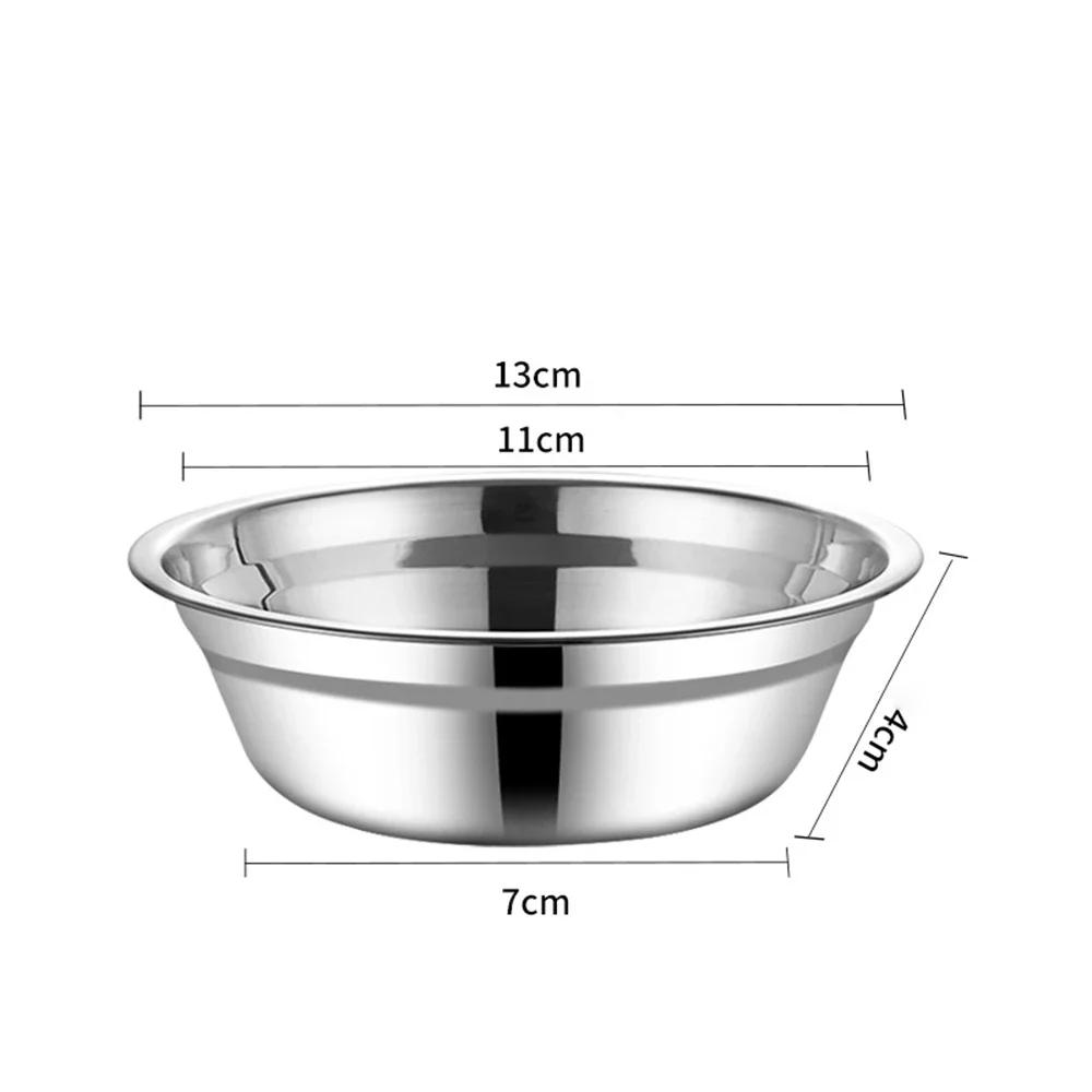 

Large Capacity Dog Bowl Stainless Steel Safe Durable Pet Feeding Bowl Cat Dog Food Drinking Feeder Bowl Pet Supplies