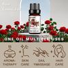 Rose Essential Oil 100% Pure Natural - for Sleep, Relax, Skin Moisturizing Care & Aromatherapy