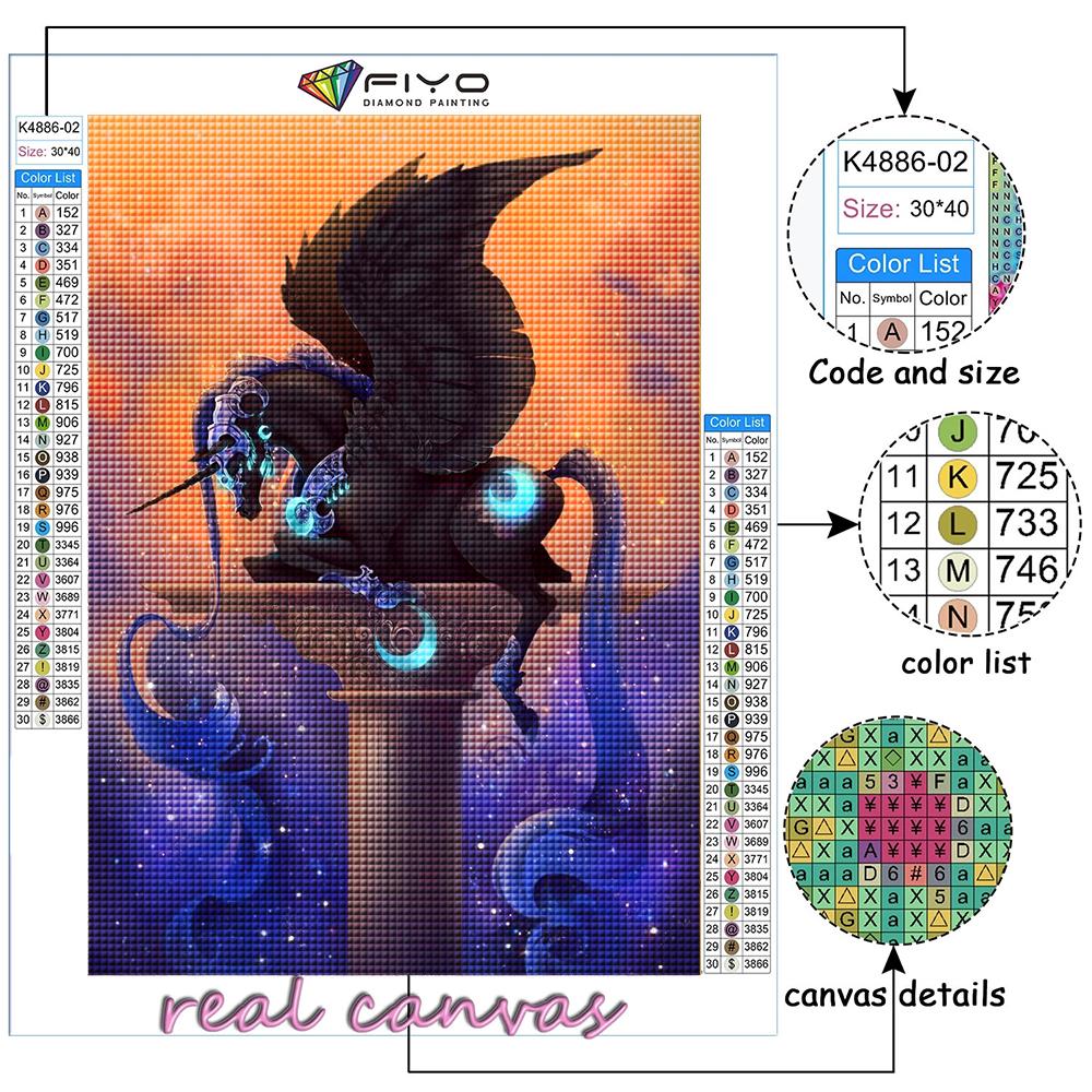 5D DIY Diamante Pintura Animal Pégaso Ponto Cruz Diamante Completo Bordado Mosaico