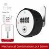 Weatherproof Drawer Lock 4-Digit Combination Security Door Bolt  For Gym School Locker