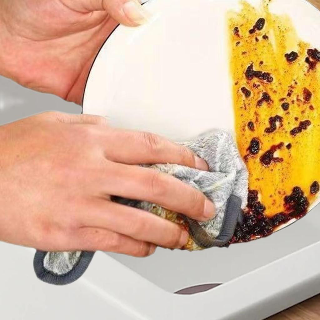 Dish Rags 5x Dish Cloths For Drying Dishes Powerful Dish Towels For Washing Dishes Soft Absorbent Quick Drying Dish Towels For