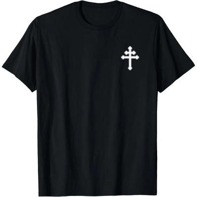 T-Shirt Chevalier de la Croix de Lorraine Templiers Francs-Maçons Bague Magnum