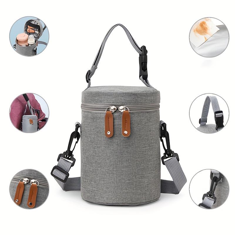 1pcs Bucket Bag Insulation Polyester Cooling Bag Portable Bottle Large Capacity Bag Water Splash Bag