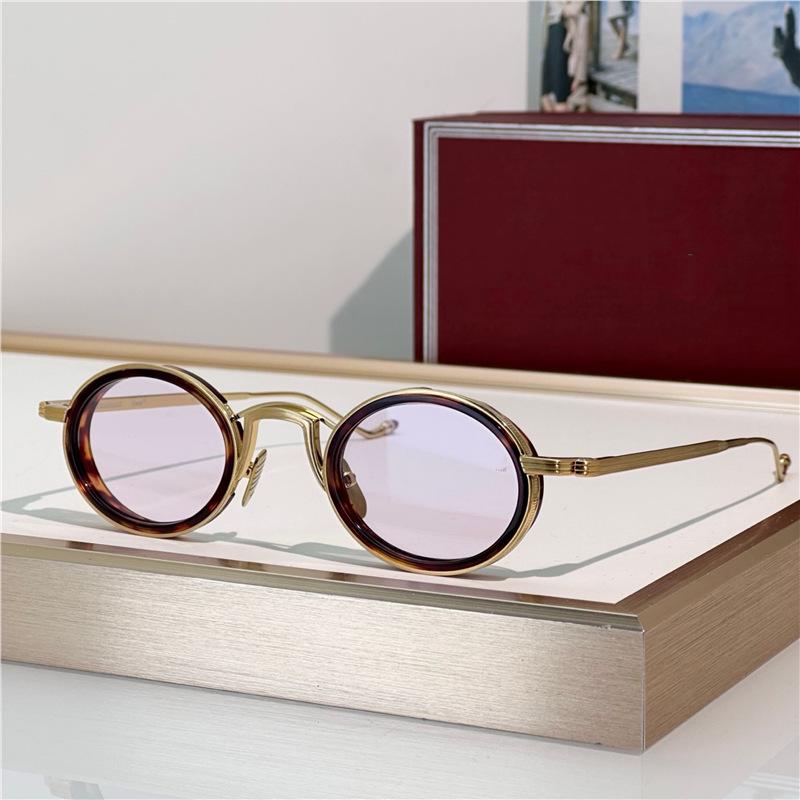 VARDA JMM Oval Metal Sunglasses: Handmade, Unisex, Trendy, Versatile for Casual Wear and Vacation Parties
