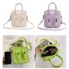 Women Small Messenger Bag Student Shoulder Bag Funny Slippers Crossbody Bag Simple Satchel Bag Handbag for Daily School  Purple