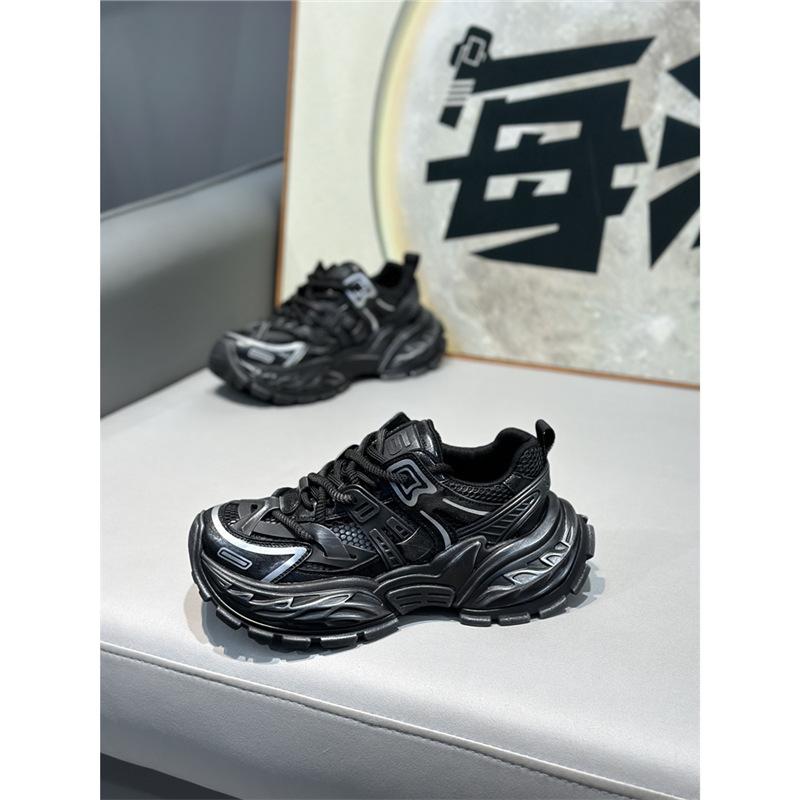 Summer New Low-top Mesh Breathable and Comfortable Casual Thick-soled Lace-up Dad Shoes Dl