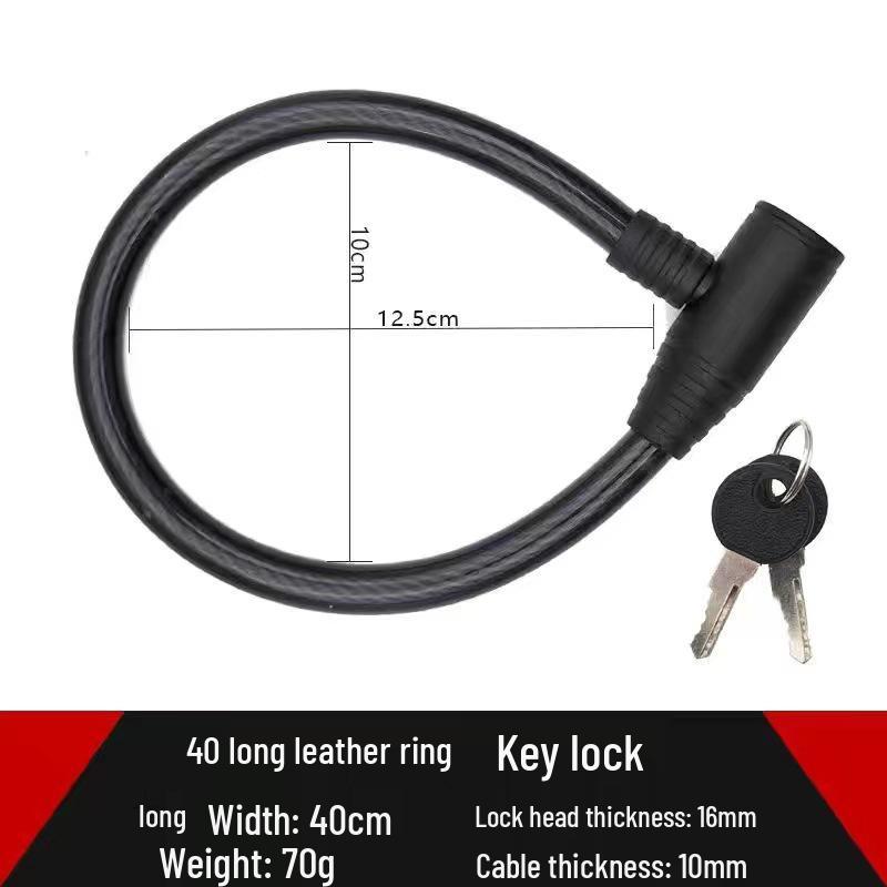 

Универсальный складной стальной тросовый замок против кражи для велосипедов и электромобилей