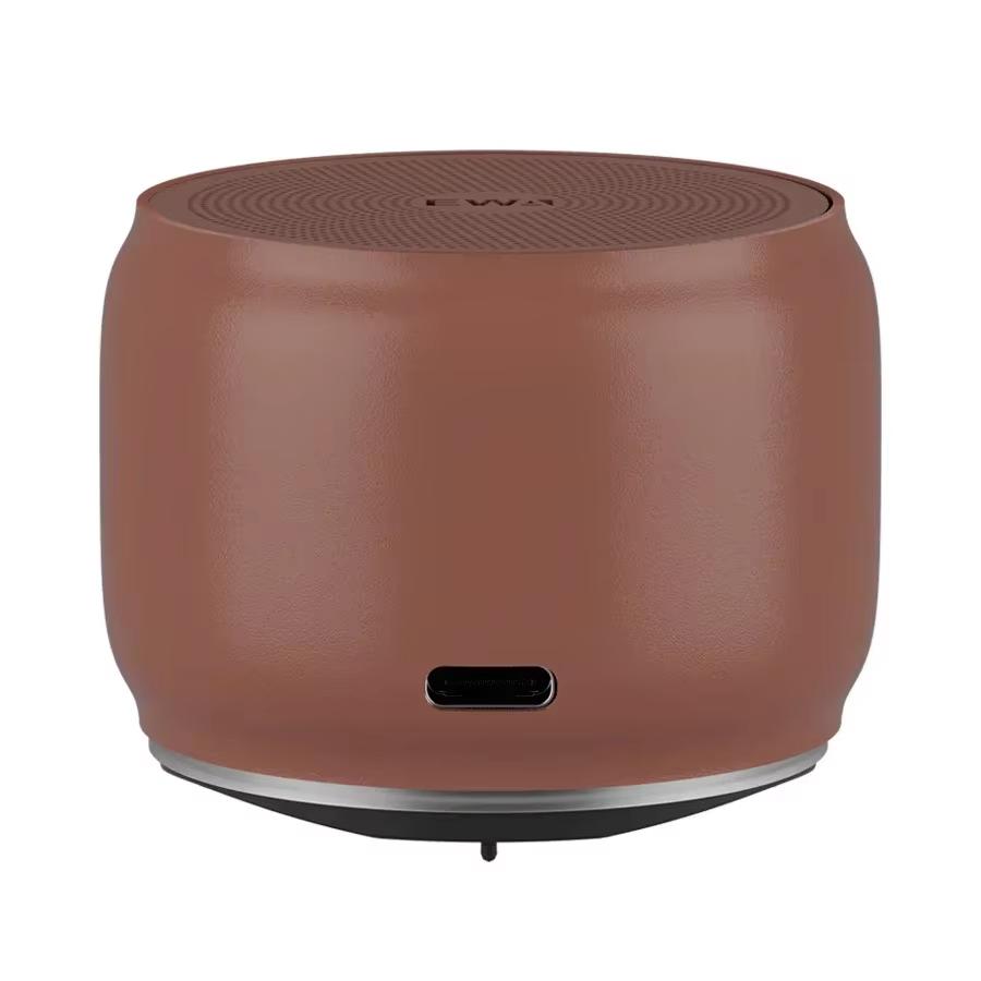 

EWA A126 Bluetooth Speaker Mini Portable Aluminum Alloy Heavy Bass High Sound Large Volume Indoor And Outdoor Wireless Speakers коричневий