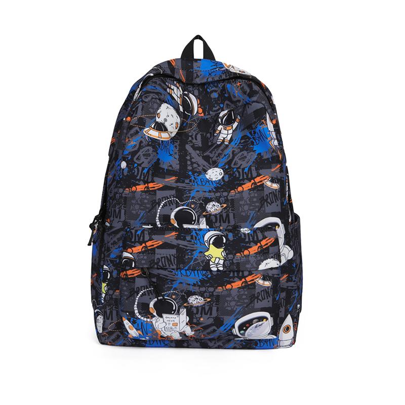 Graffiti Backpack Senior High School Junior High School Student Schoolbag Large Capacity Travel Backpack