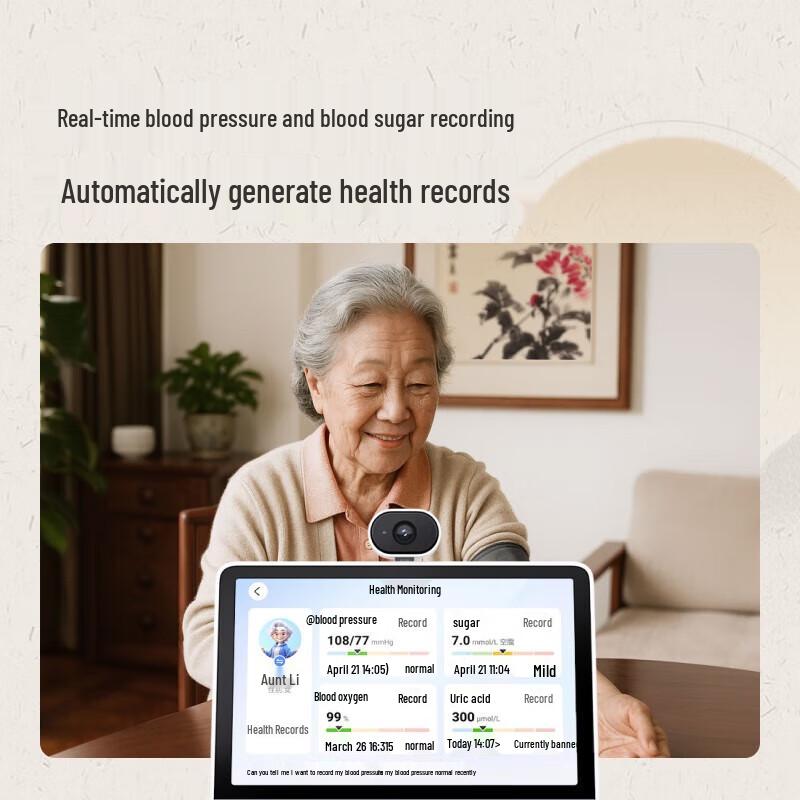 Xiaodu 10.1-inch AI Smart Health Screen Speaker CN Plug (adapter Included) (CN Version)
