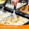 4 Pcs Ice Cream Scoop Stainless Steel Flat Ice Cream Paddle with Non Slip Handle Dishwasher Safe for Ice-Cream Kitchen Tools