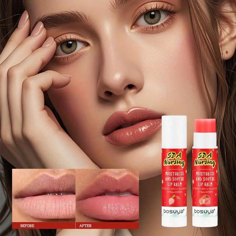 6pcs Fruit Flavored Lip Balm Holiday Gift Box Deep Moisturize Lips Say Goodbye To Dryness Suitable For All Skin Types