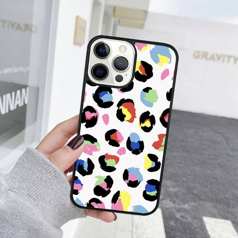 Fashion Leopard Print Phone Case For iPhone 17 Air 15 16 Cover  11 13 14 Pro Max 12 Plus Max Fundas