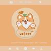 Corgi Puppy Mouse Pad with Wrist Rest for Office and Gaming - Cute Keyboard Hand Support for Small Desks